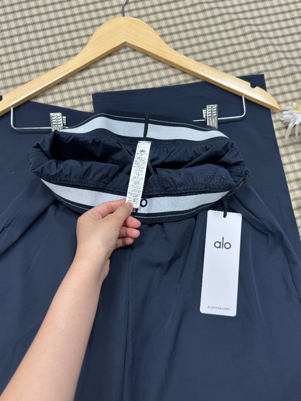 🌊NWT Alo Yoga Suit Up Trouser Navy Blue🦋Regular 30"Inseam - Picture 4 of 8